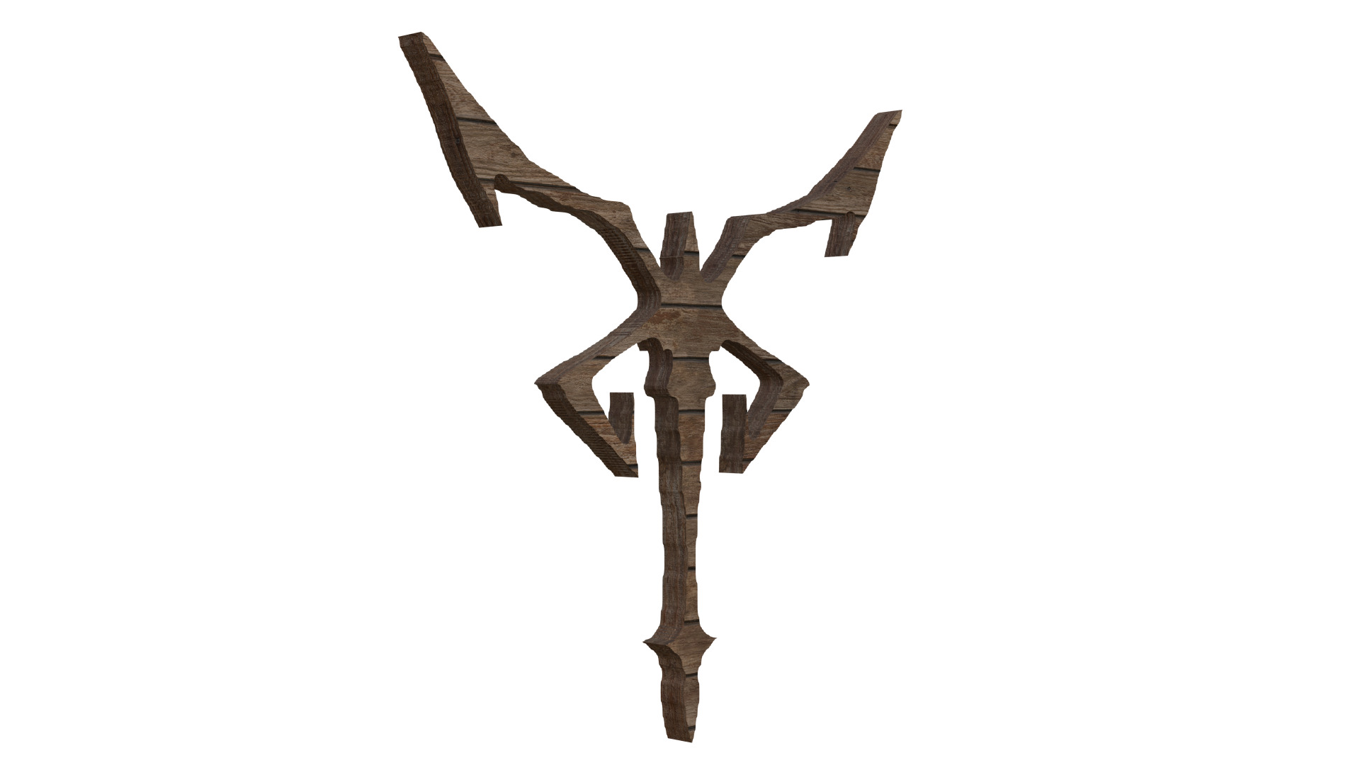 Los Illuminados Insignia Wooden Edition 3D model_2