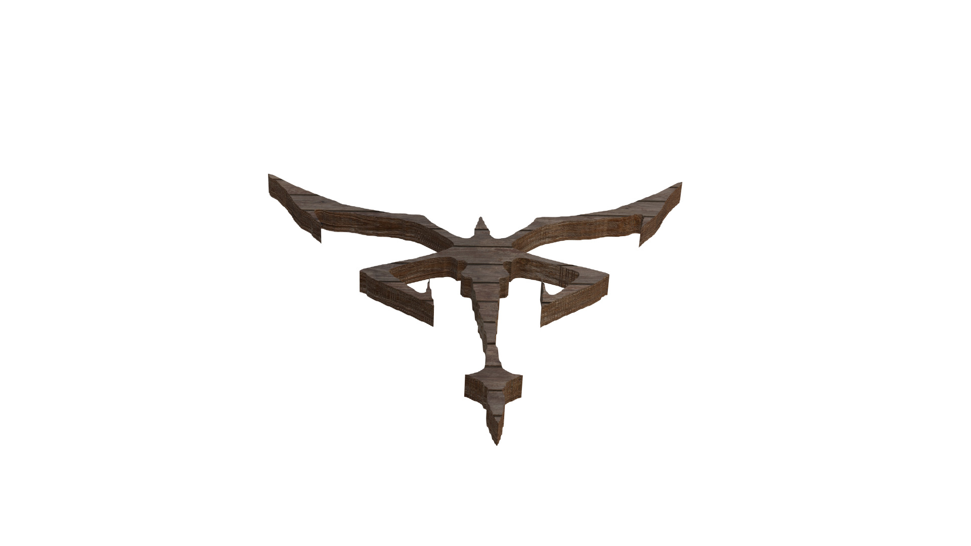 Los Illuminados Insignia Wooden Edition 3D model_9