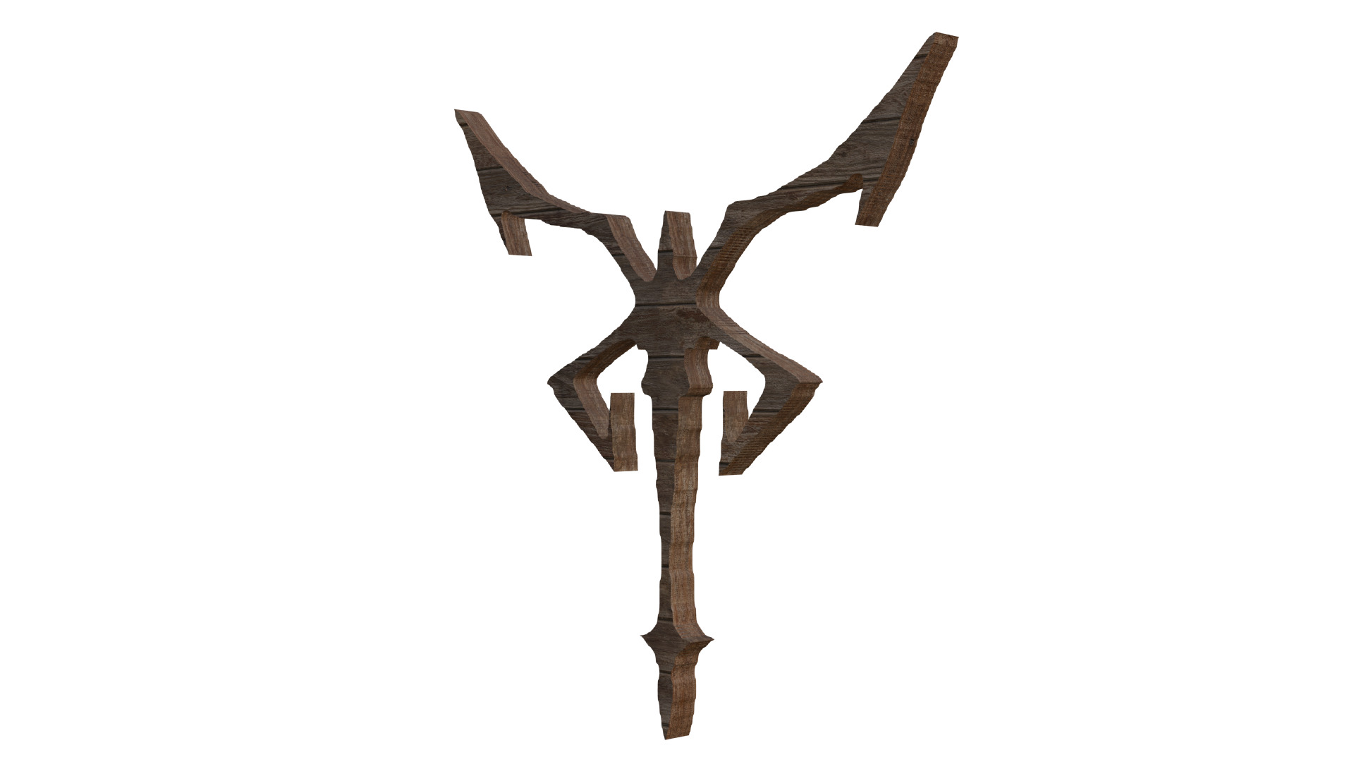 Los Illuminados Insignia Wooden Edition 3D model_4