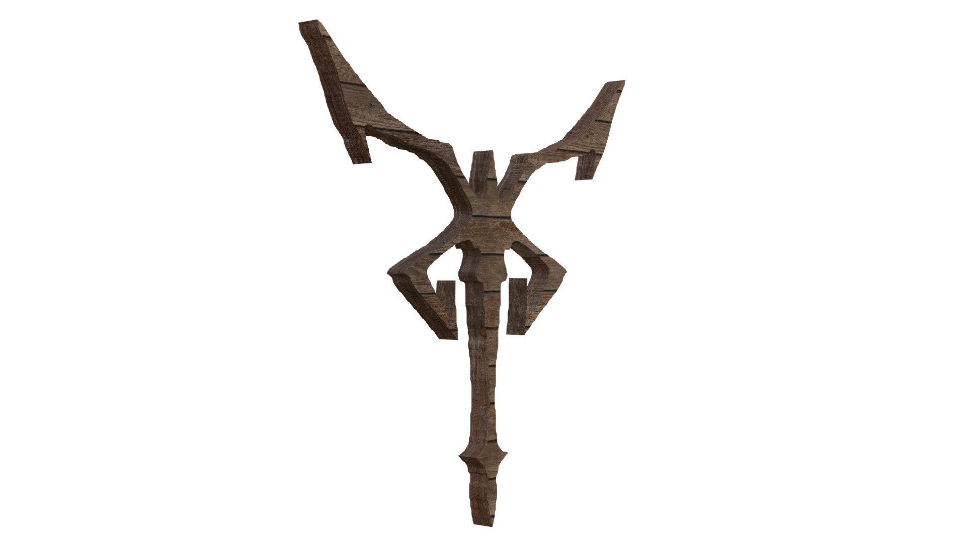 Los Illuminados Insignia Wooden Edition 3D model_6