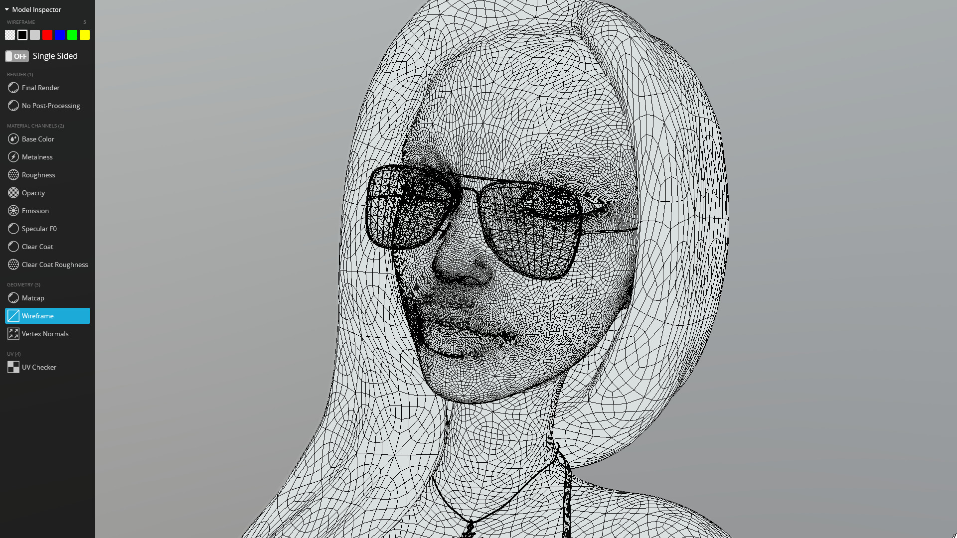 Female posing  3D model_28