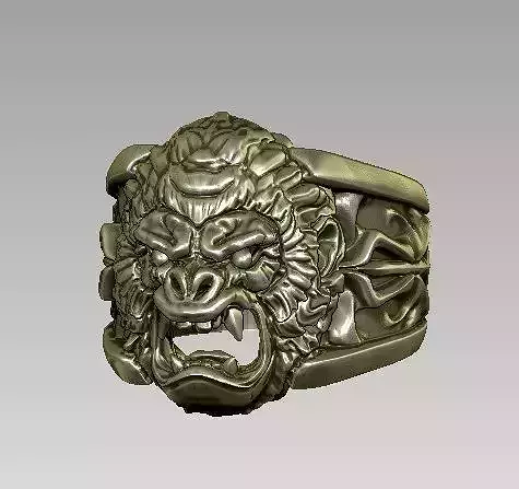 KINGKONG GORILLA RING 3D print model