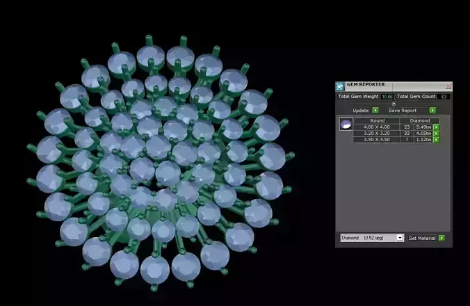 Big Firework Women Ring