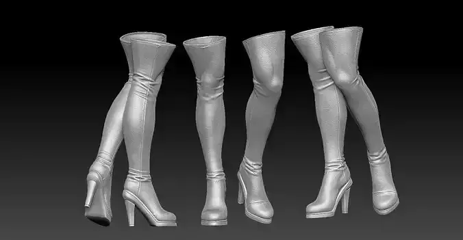 Basemesh shoes style 18 3D print model