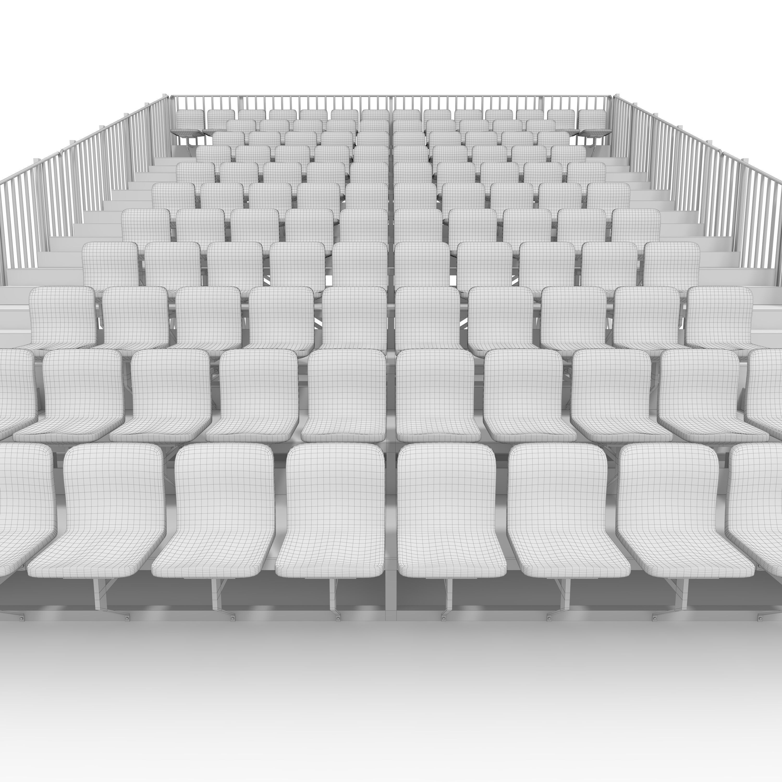 Bleachers 8 3D model_19