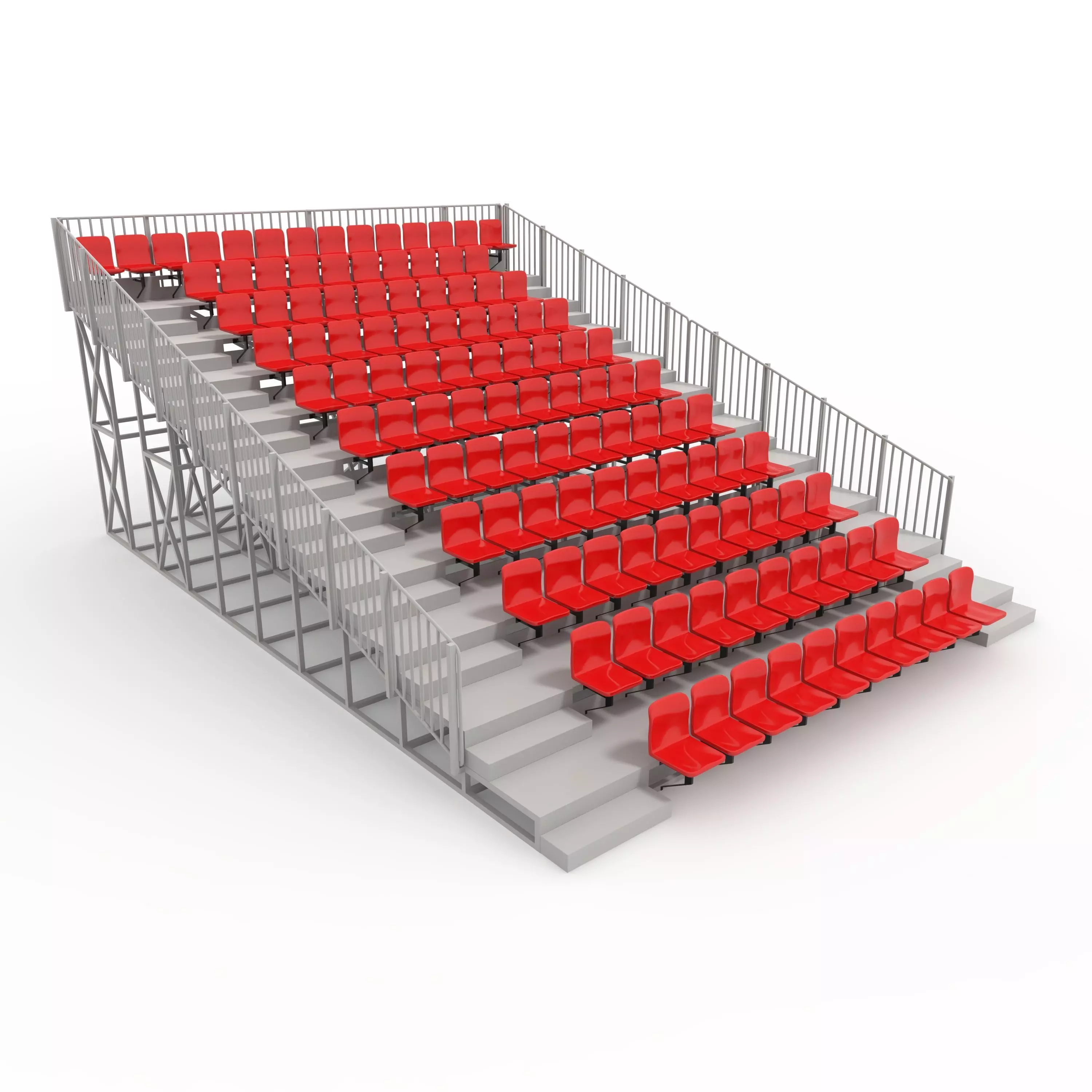 Bleachers 8 3D model_0