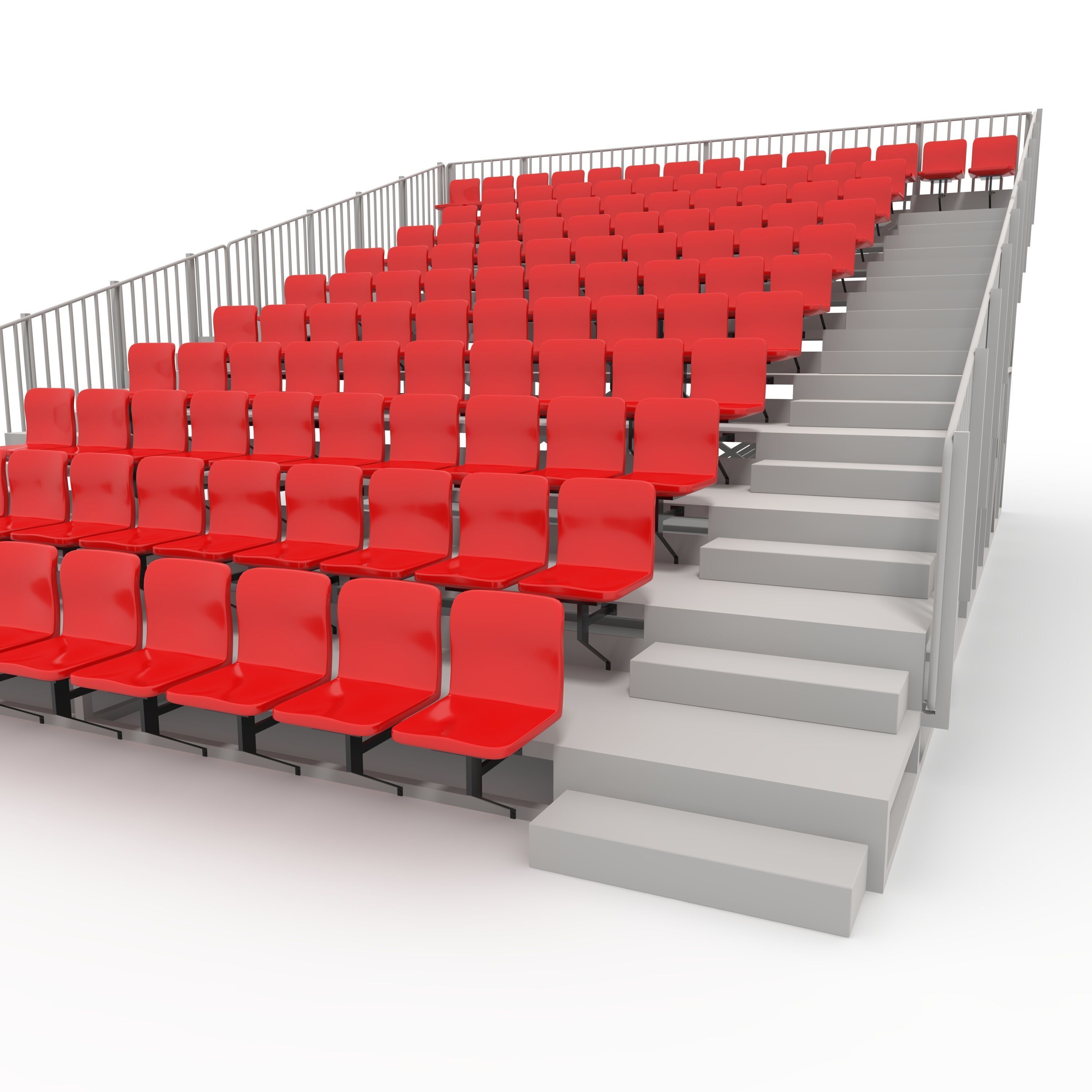 Bleachers 8 3D model_22