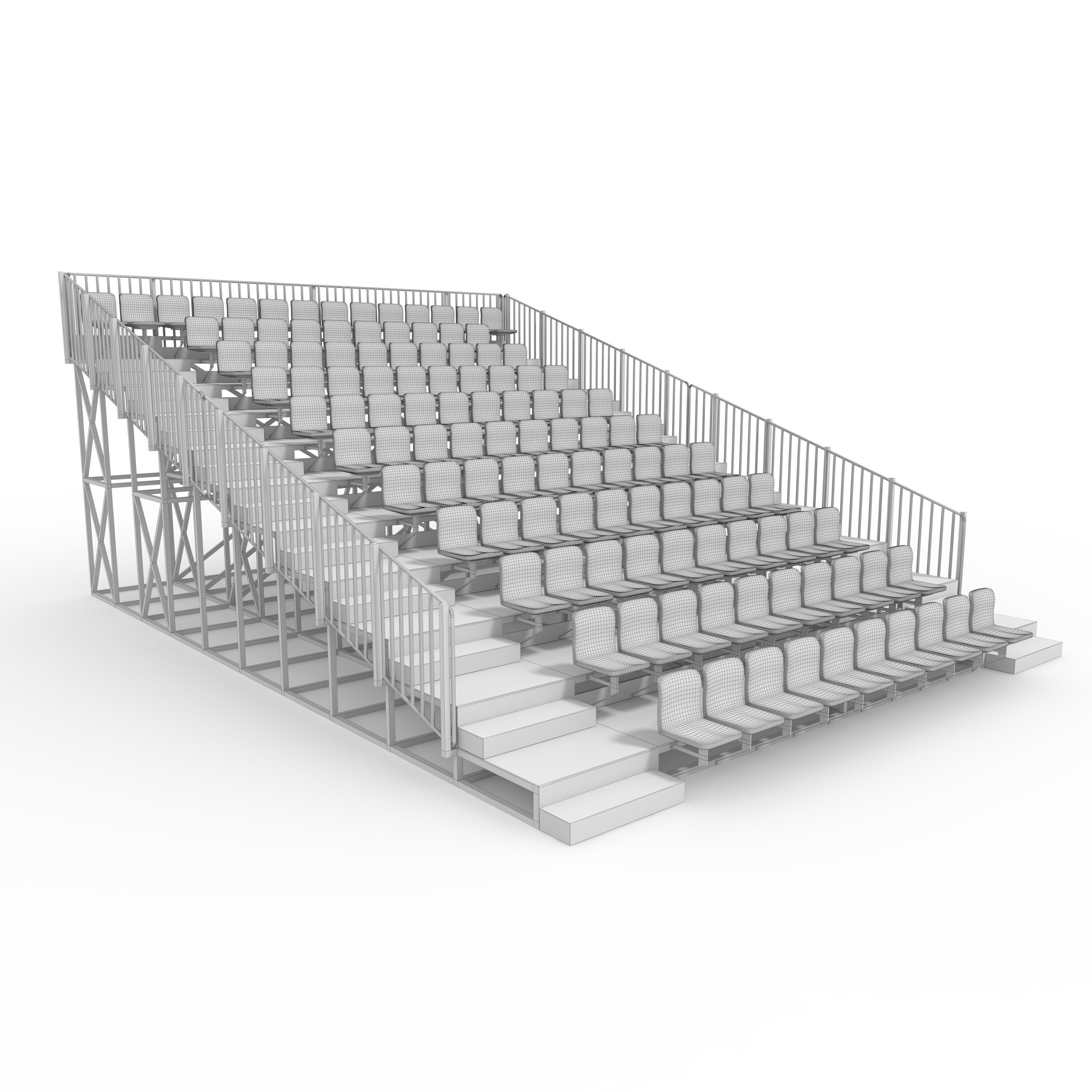 Bleachers 8 3D model_9