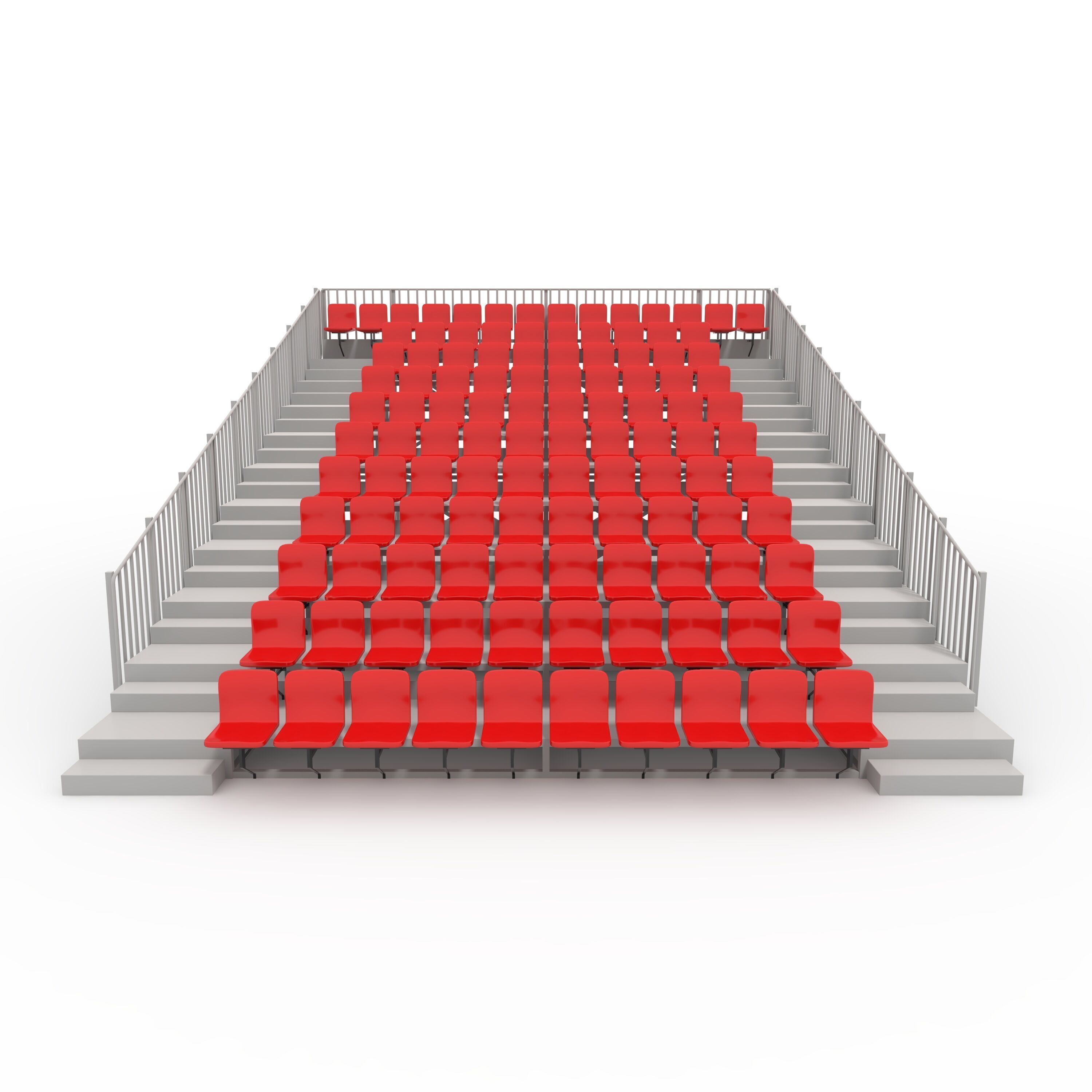 Bleachers 8 3D model_10