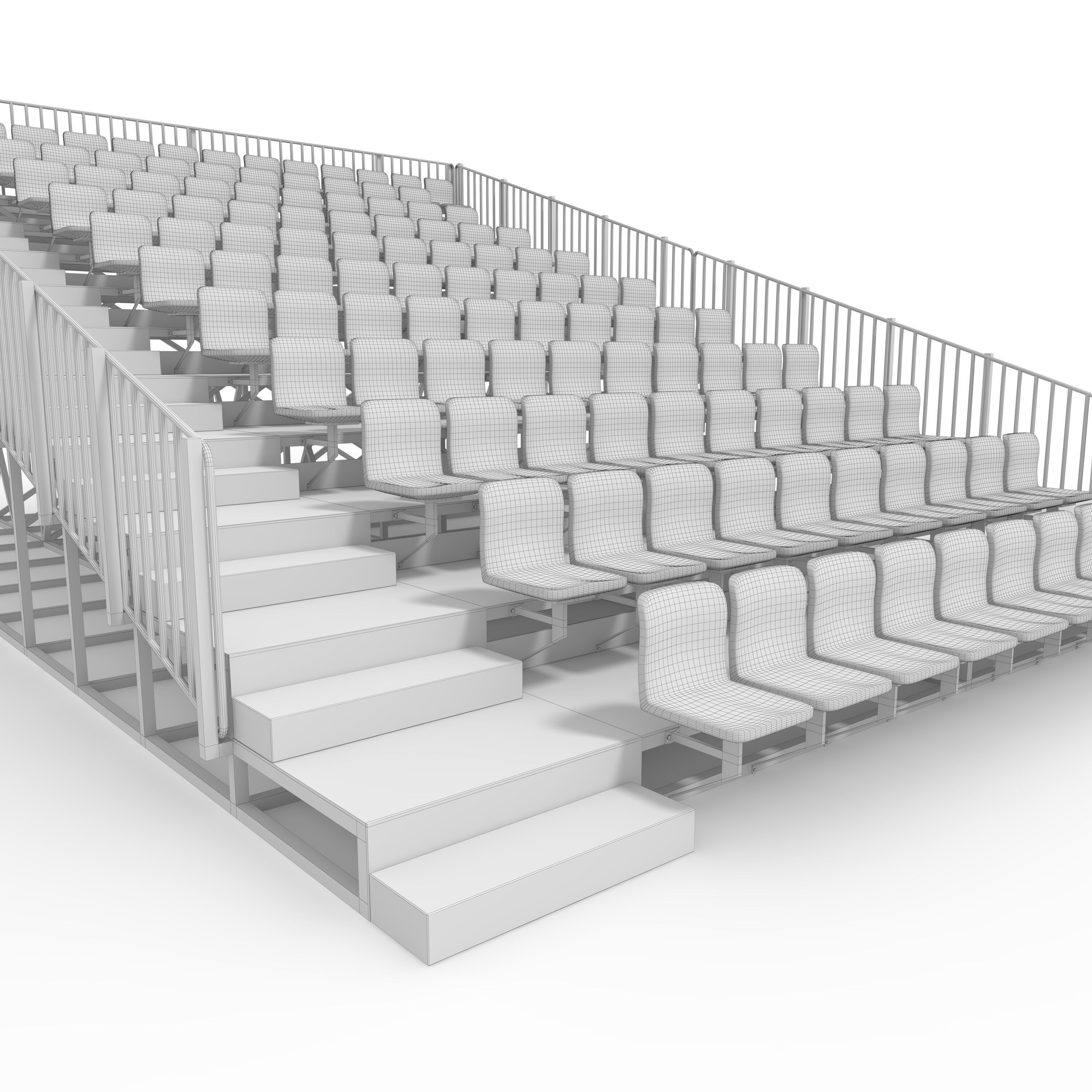 Bleachers 8 3D model_17