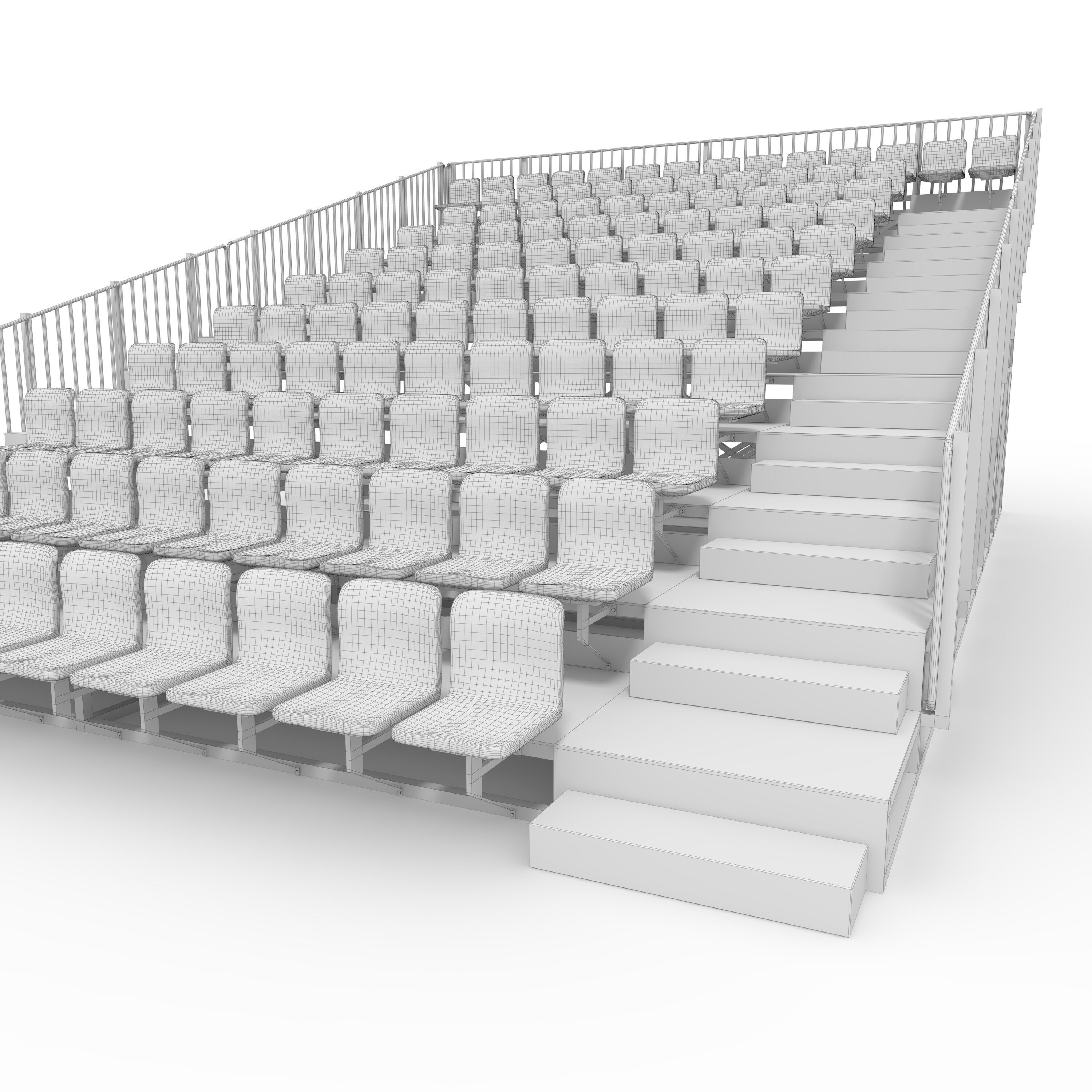 Bleachers 8 3D model_23