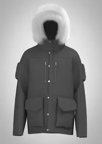 Parka Jacket of Hoodie