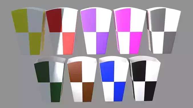  Square Popcorn Box collection