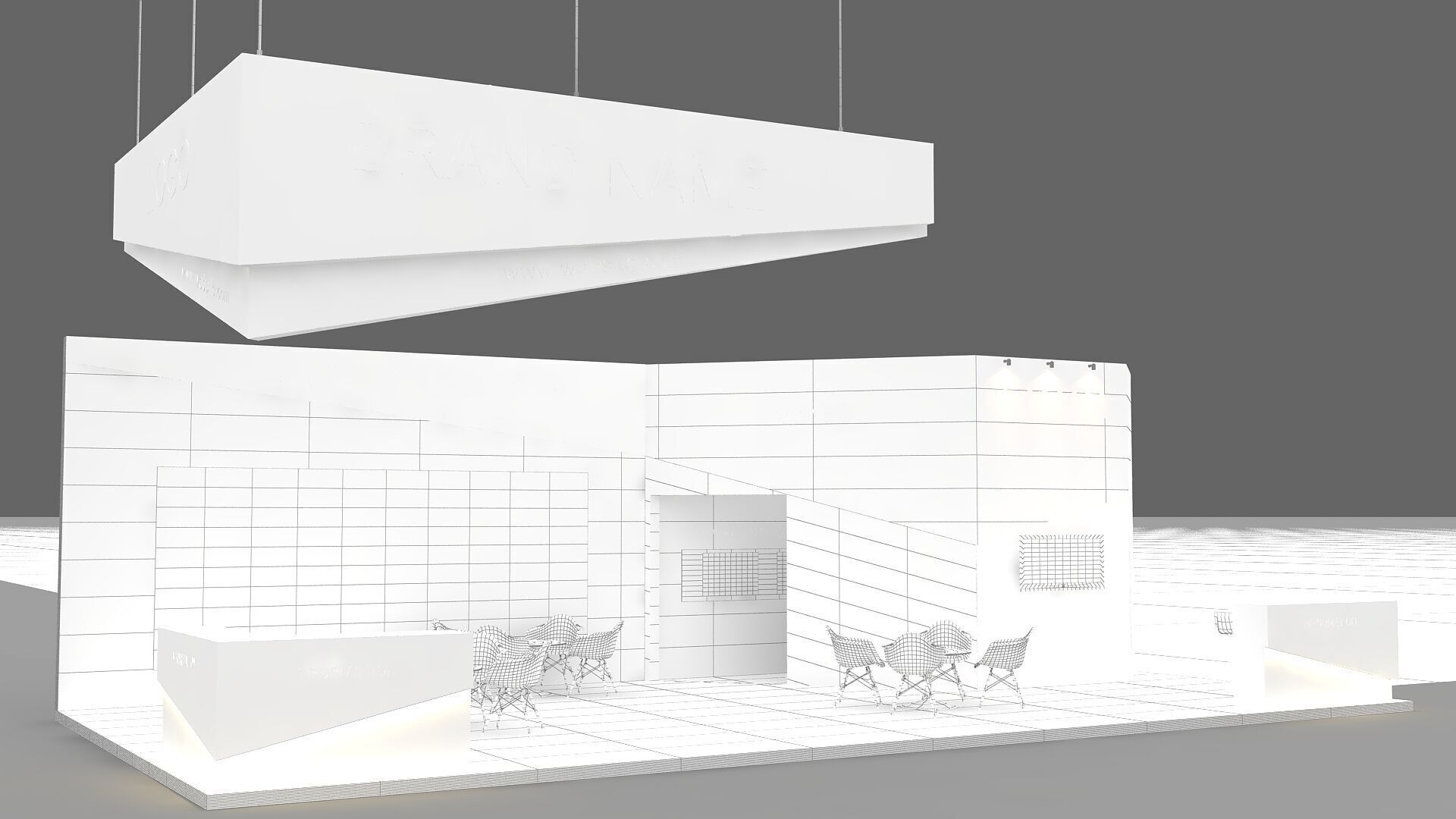 3D Exhibition Model 3D model_7