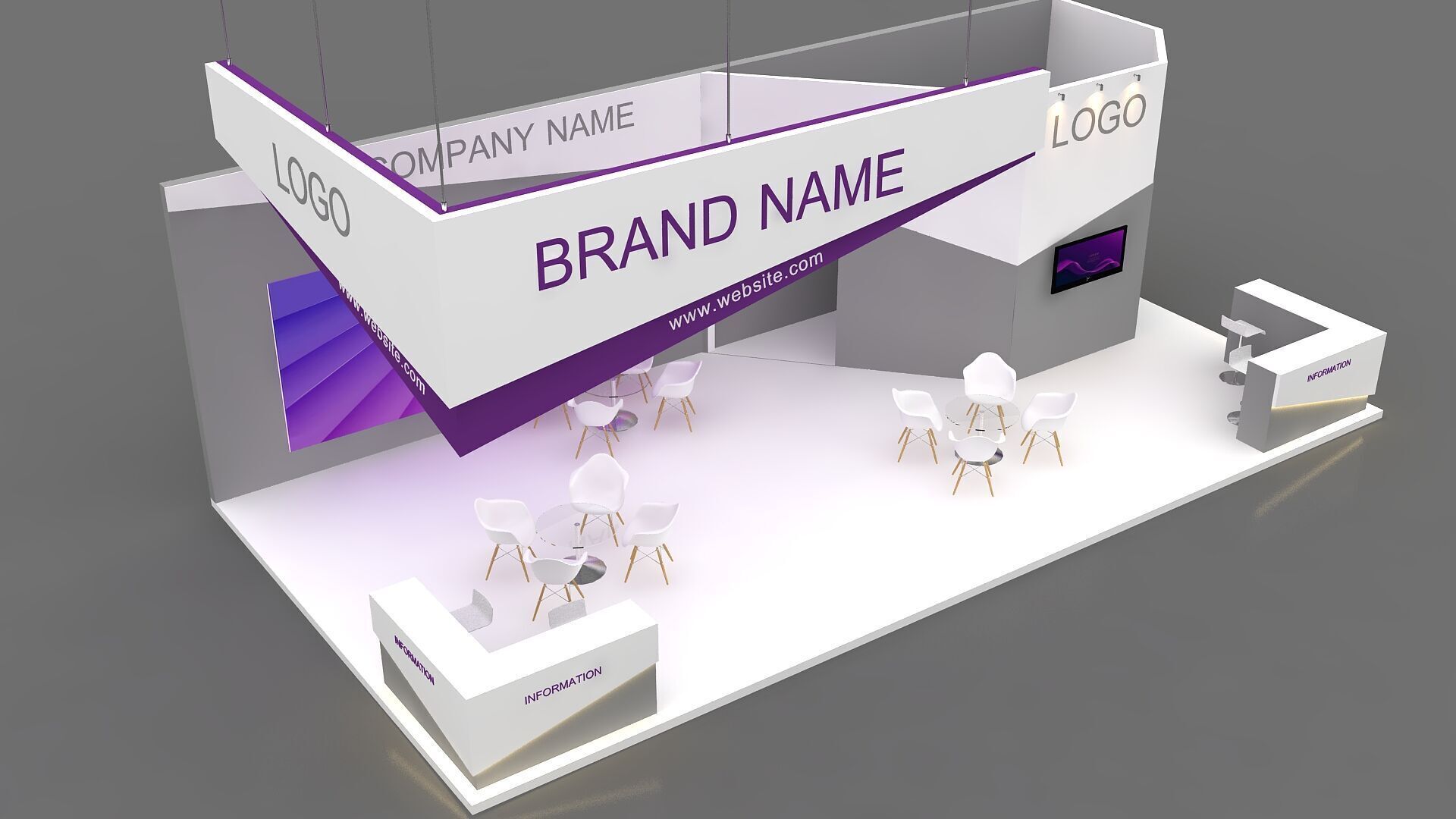 3D Exhibition Model 3D model_4