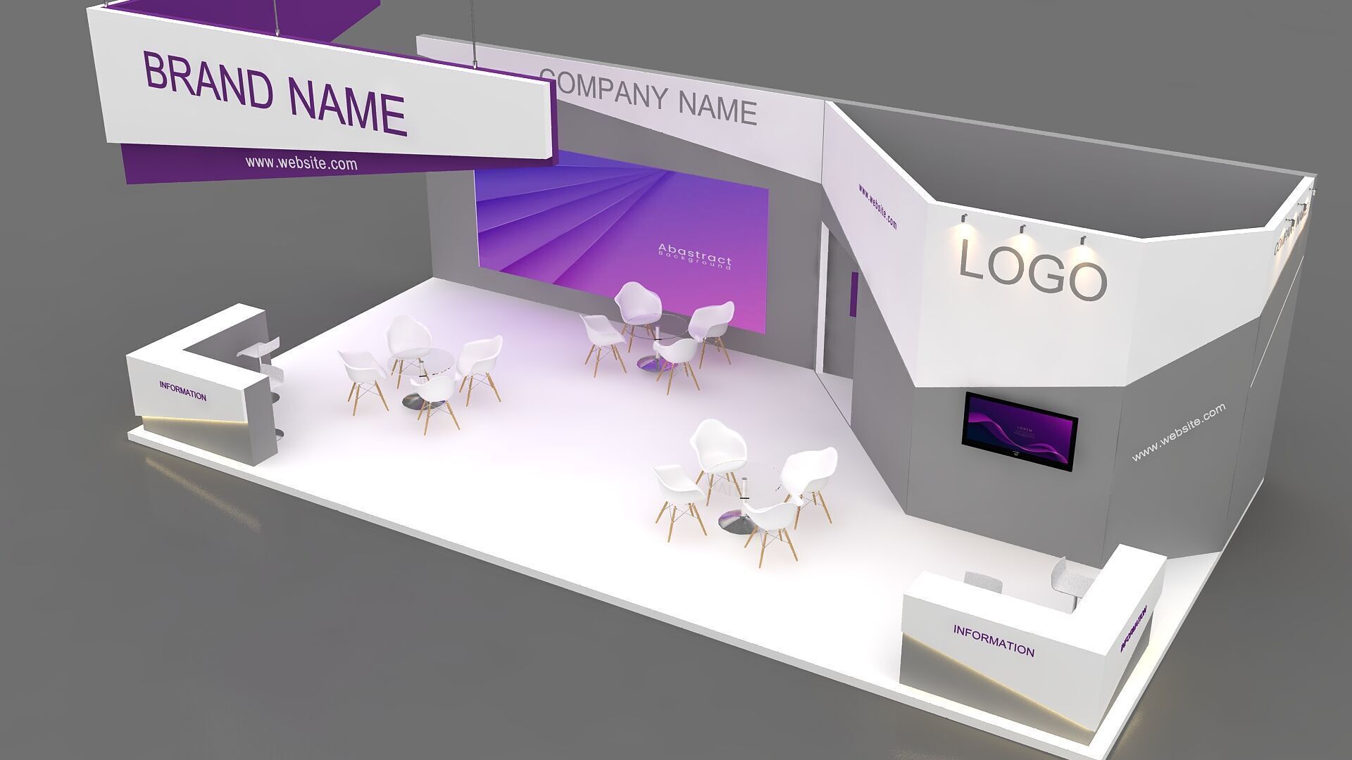 3D Exhibition Model 3D model_5