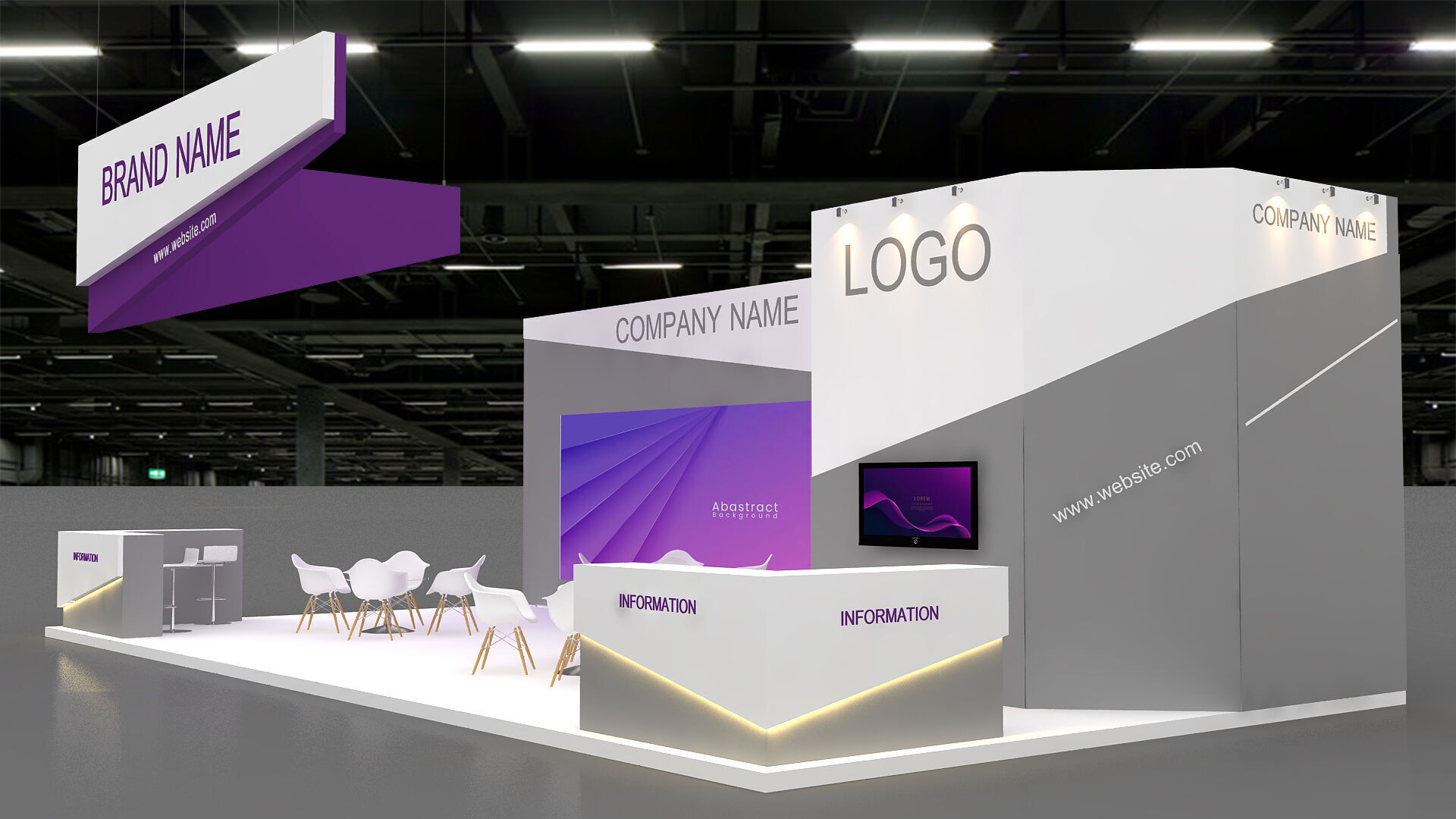 3D Exhibition Model 3D model_3