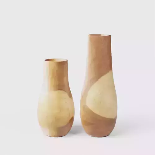 Pure Wood Floor Vases 2 Vase
