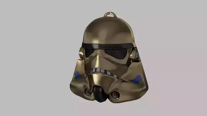 Stormtrooper bronz locket  3D model