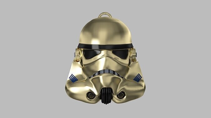 Stormtrooper gold 3D model