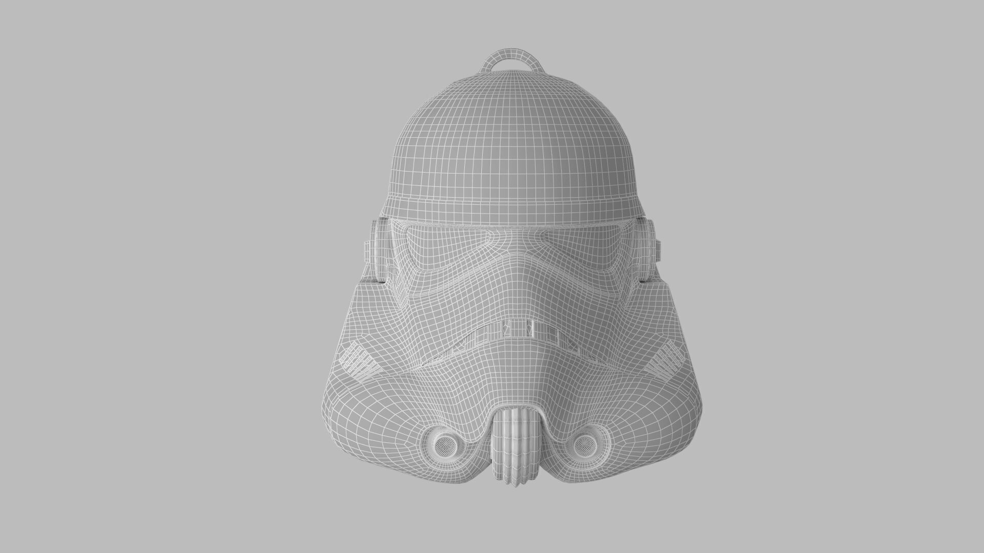 Stormtrooper silver 3D model_5