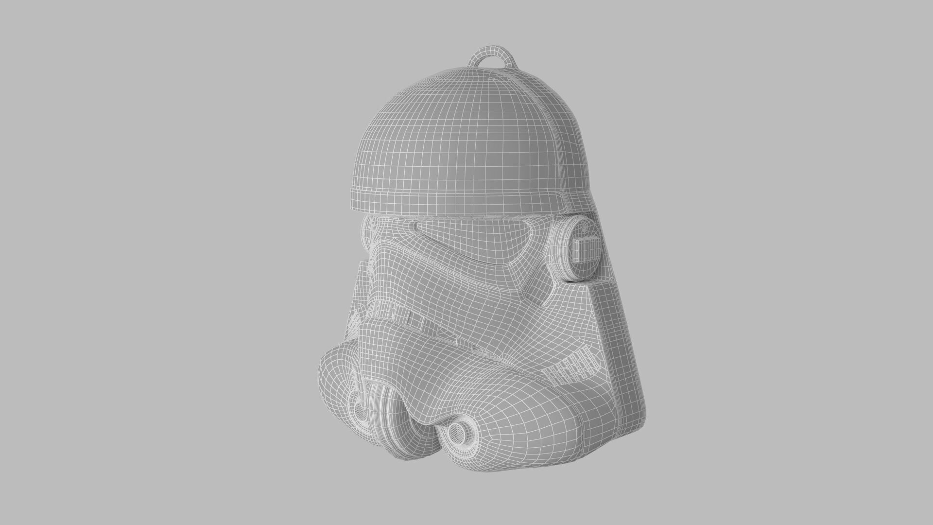 Stormtrooper silver 3D model_6