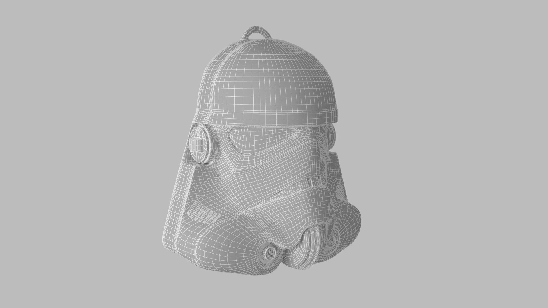 Stormtrooper silver 3D model_4