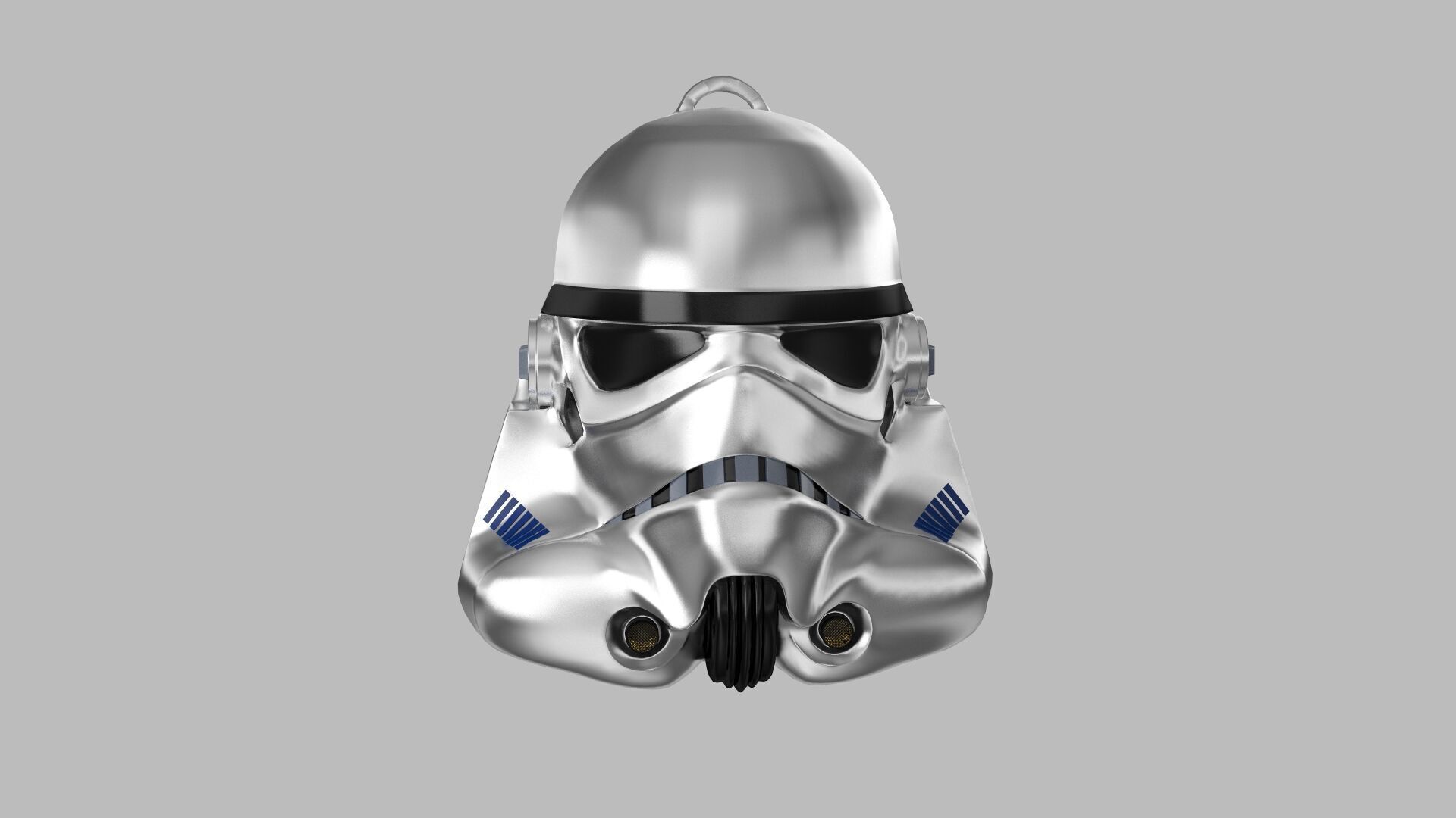 Stormtrooper silver 3D model_1