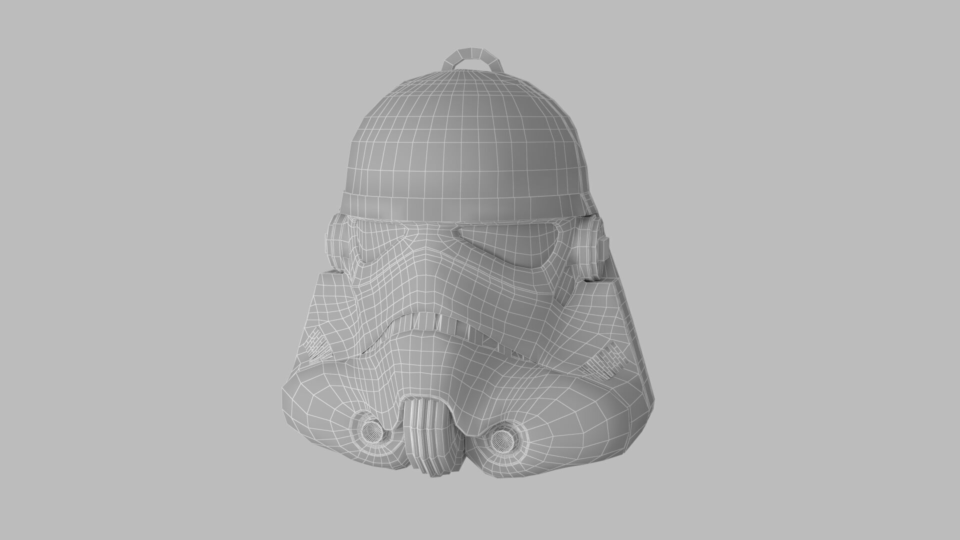 Stormtrooper silver 3D model_8