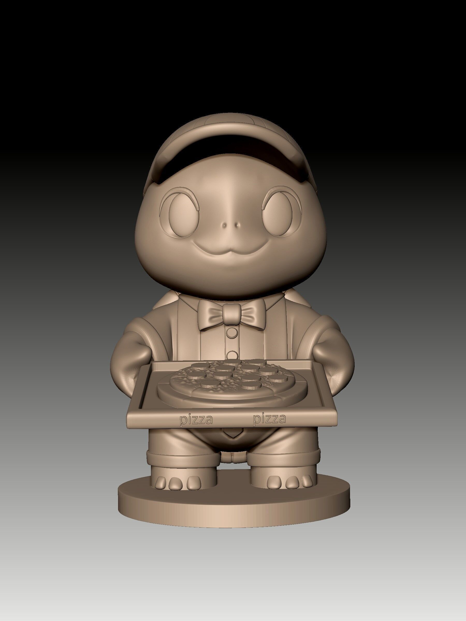 Arttoy pizzaturtle costume 3D print mode 3D print model_4