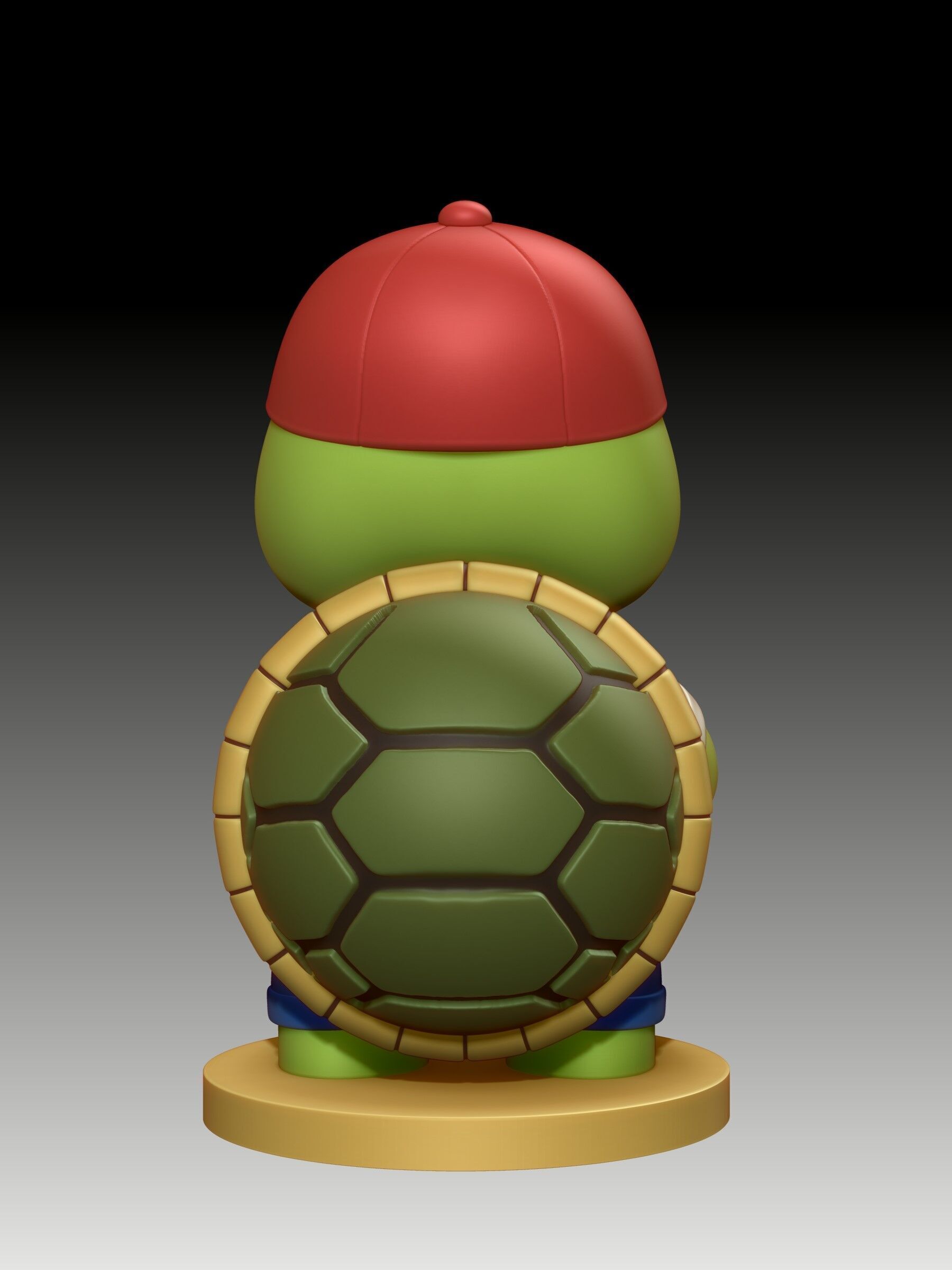 Arttoy pizzaturtle costume 3D print mode 3D print model_3