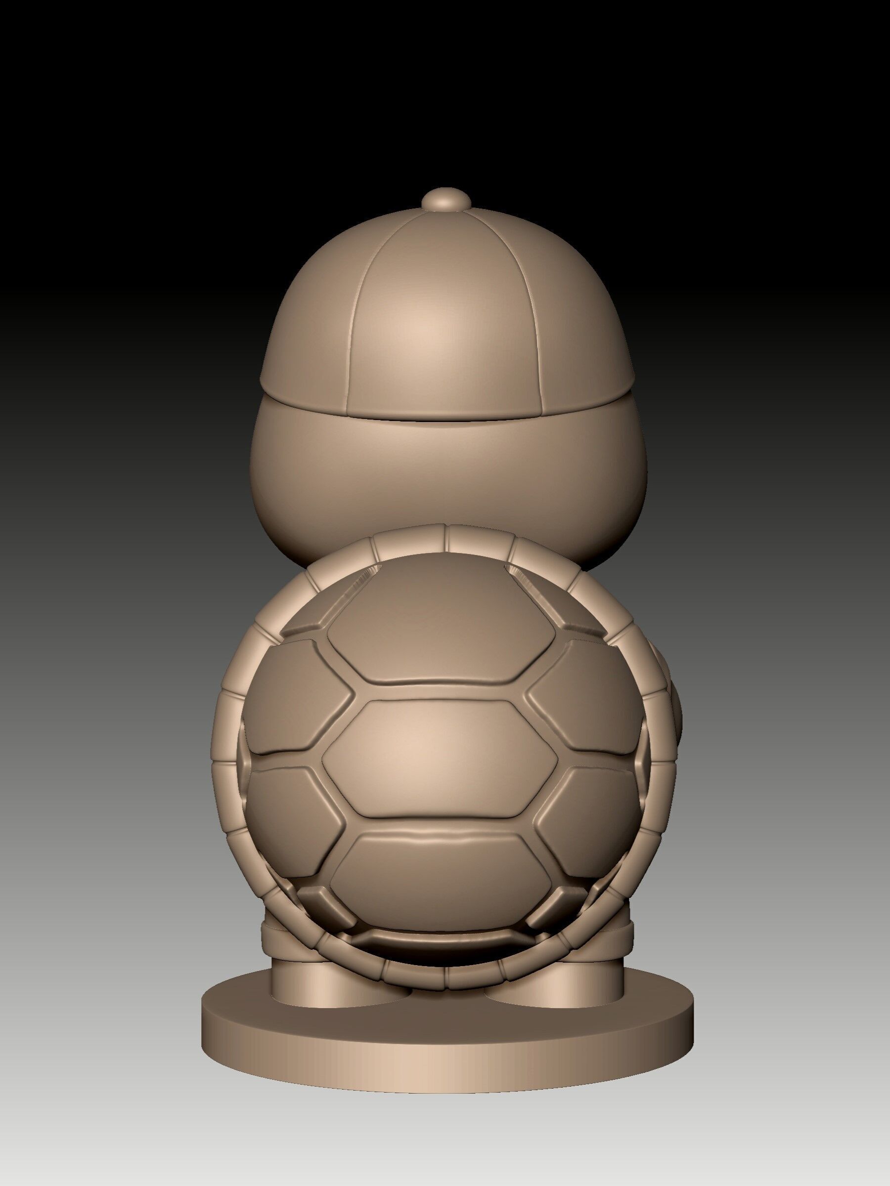 Arttoy pizzaturtle costume 3D print mode 3D print model_6