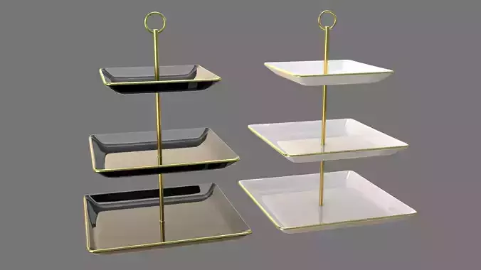 Square Plate Stand Collection 