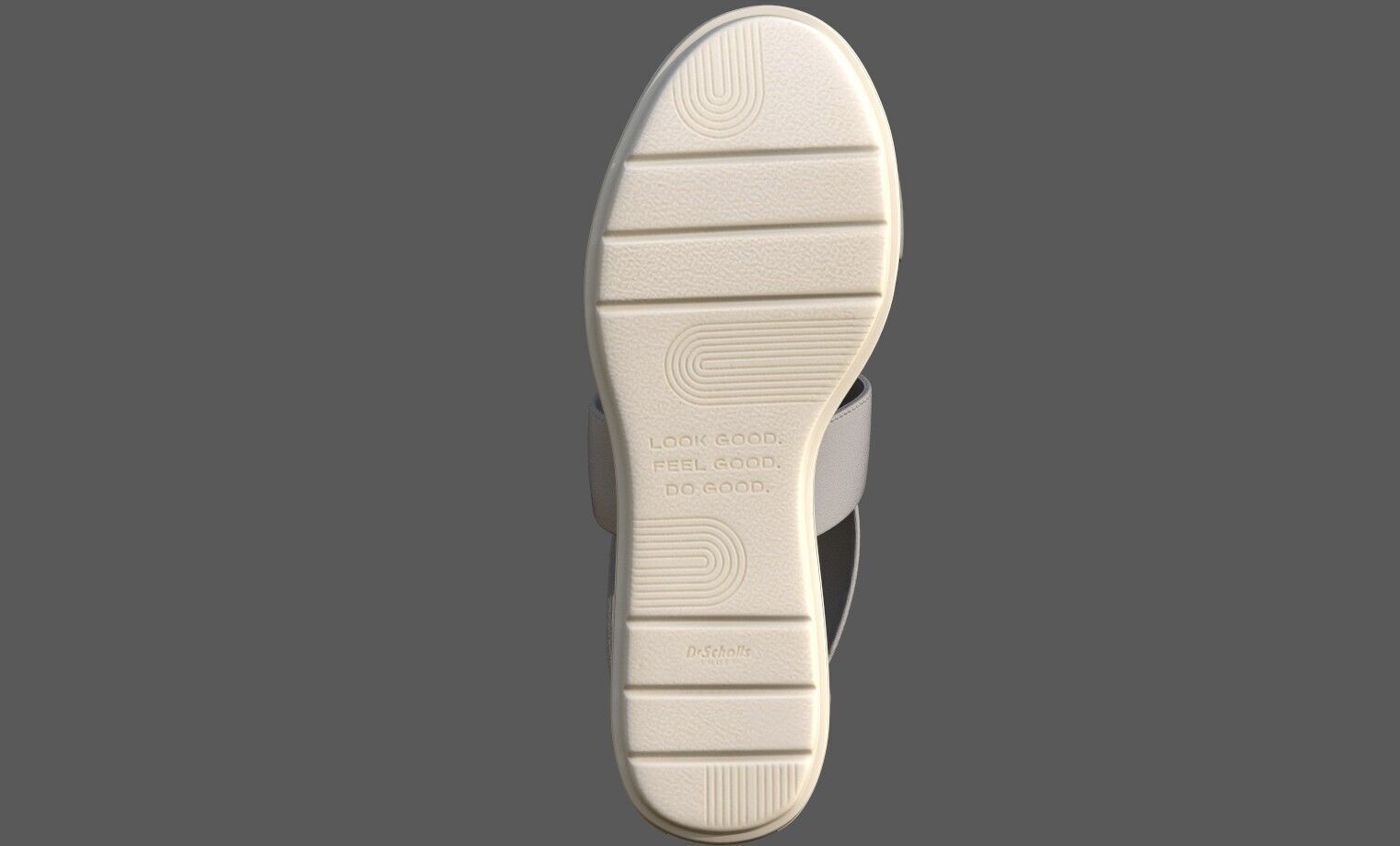 Womens Time Off Fun Ankle Strap Sandals Gray Color 3D Model Low-poly 3D model_6