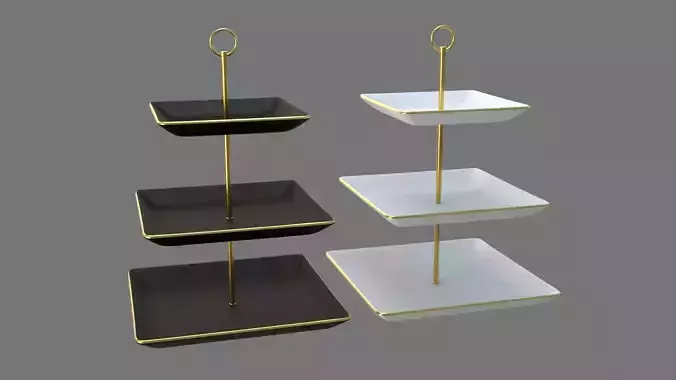 Square Plate Stand Collection 02 