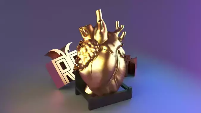 beautiful heart vase