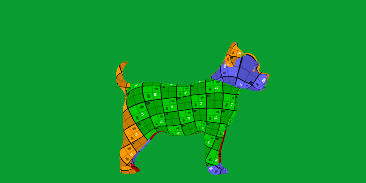 Cairn Terrier Dog Low-poly 3D model_11