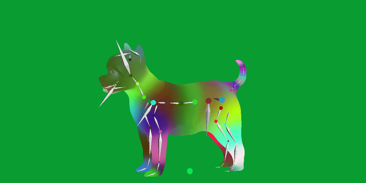 Cairn Terrier Dog Low-poly 3D model_18