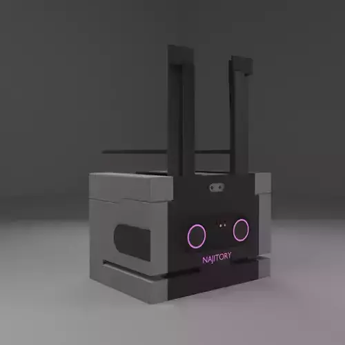 automatic forklift trock rigged