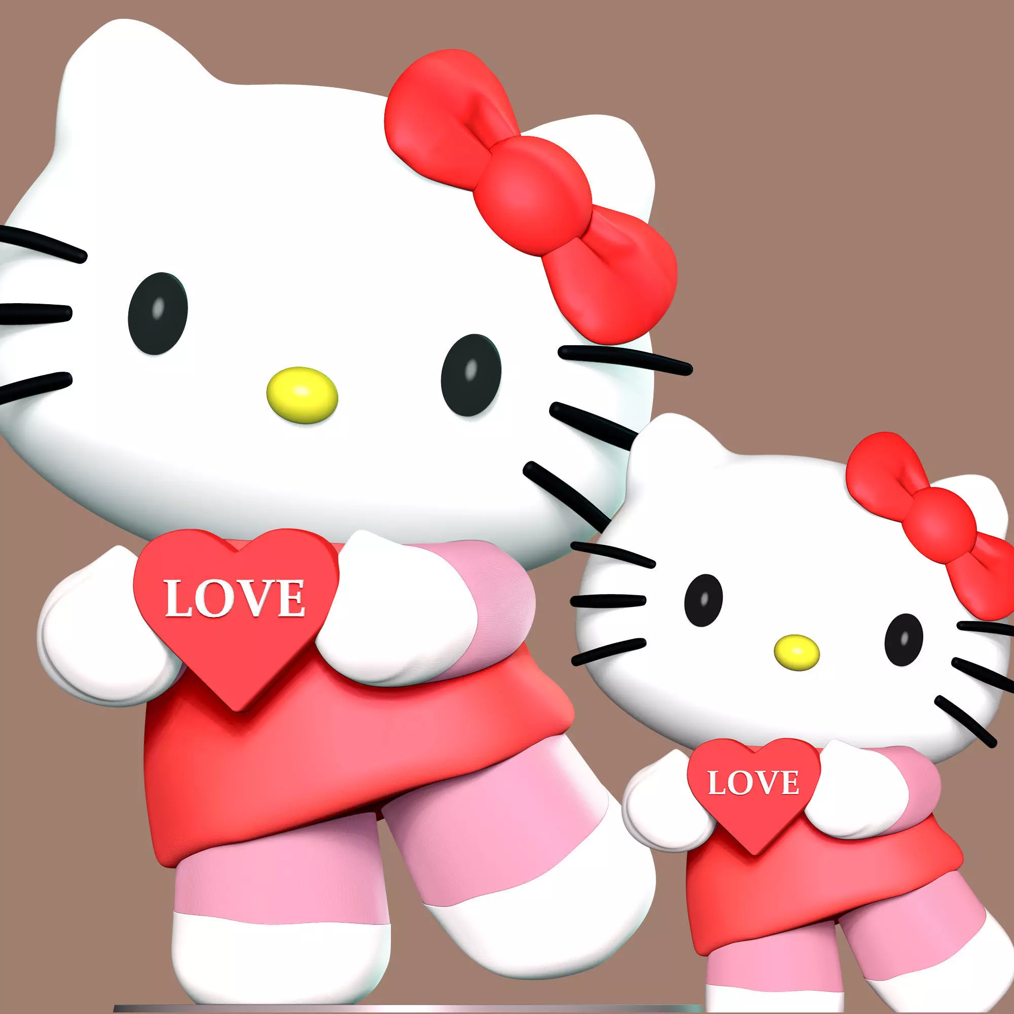Hello Kitty Fan Art 3D print model_0
