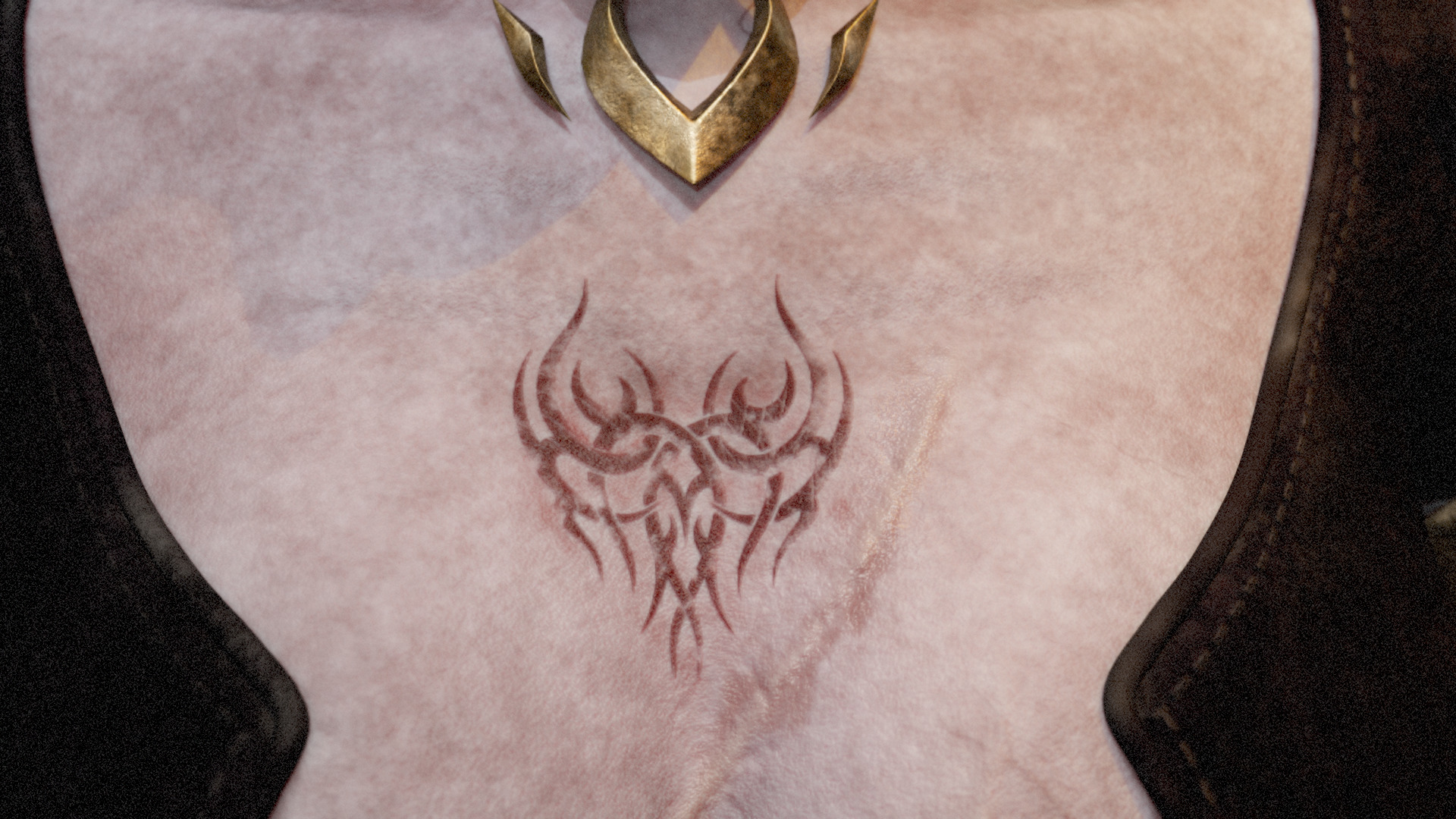 WITCH 3D CHARACTER Low-poly 3D model_4