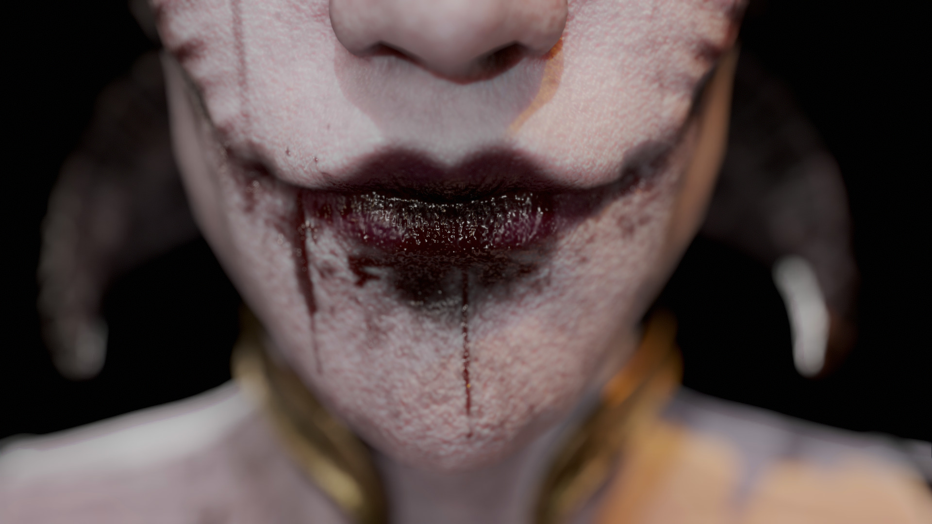 WITCH 3D CHARACTER Low-poly 3D model_3