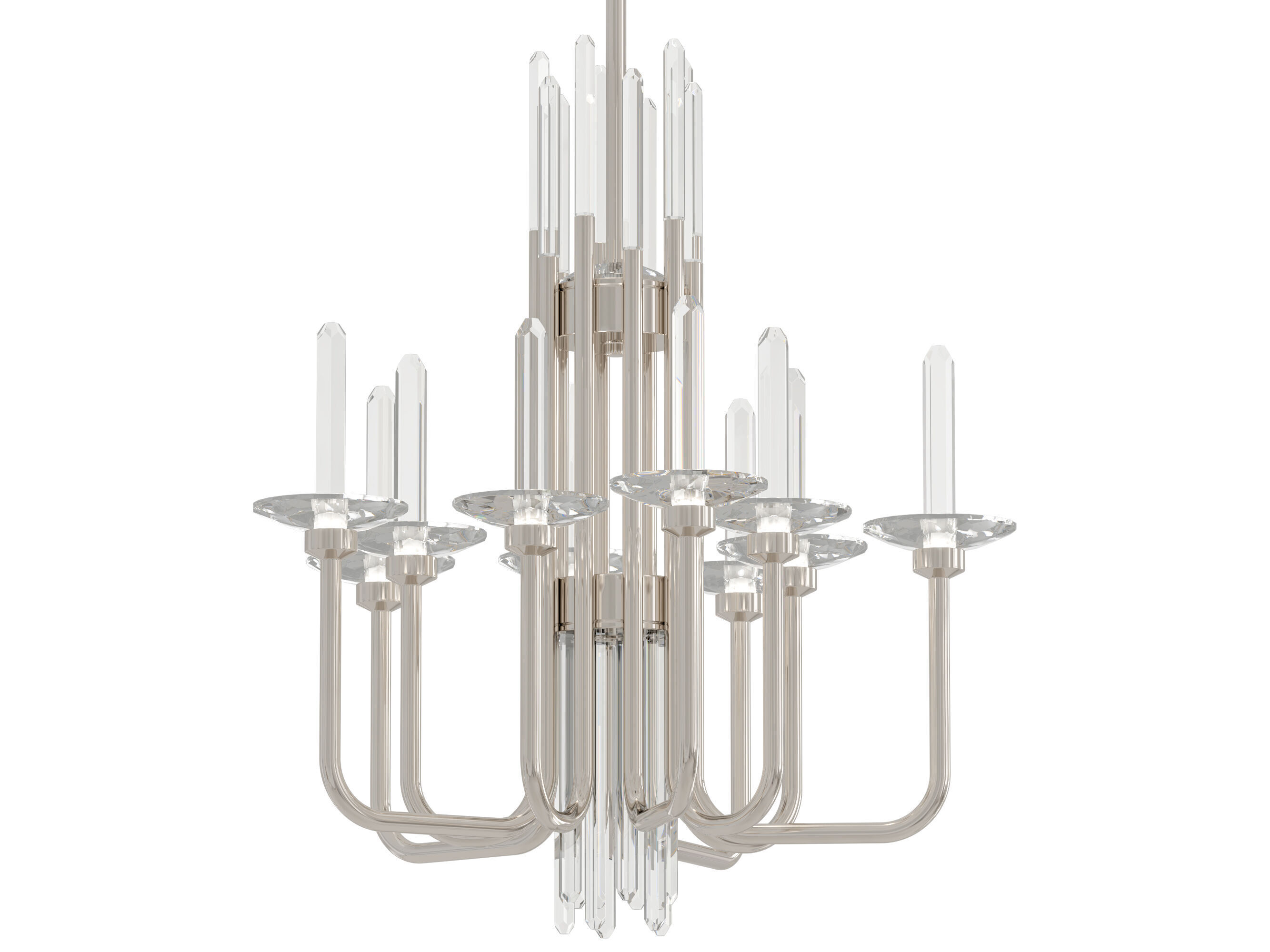 Calliope chandelier 10 light 3D model_10
