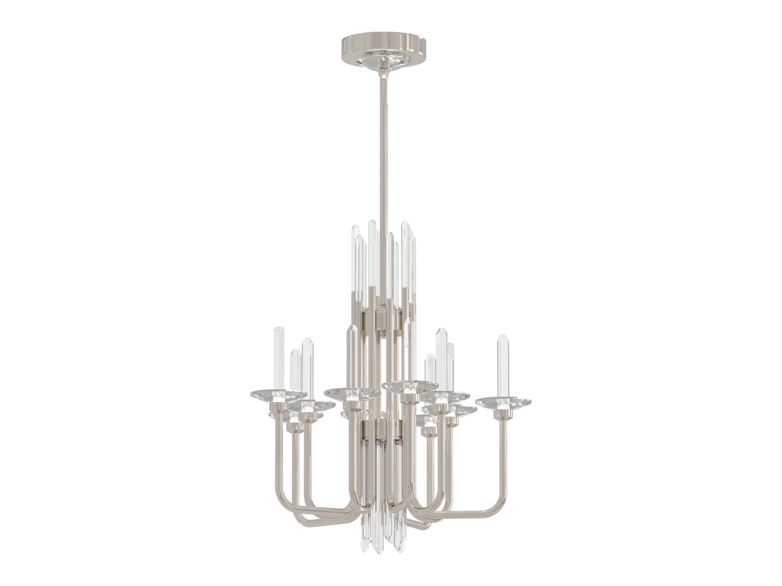 Calliope chandelier 10 light 3D model_6