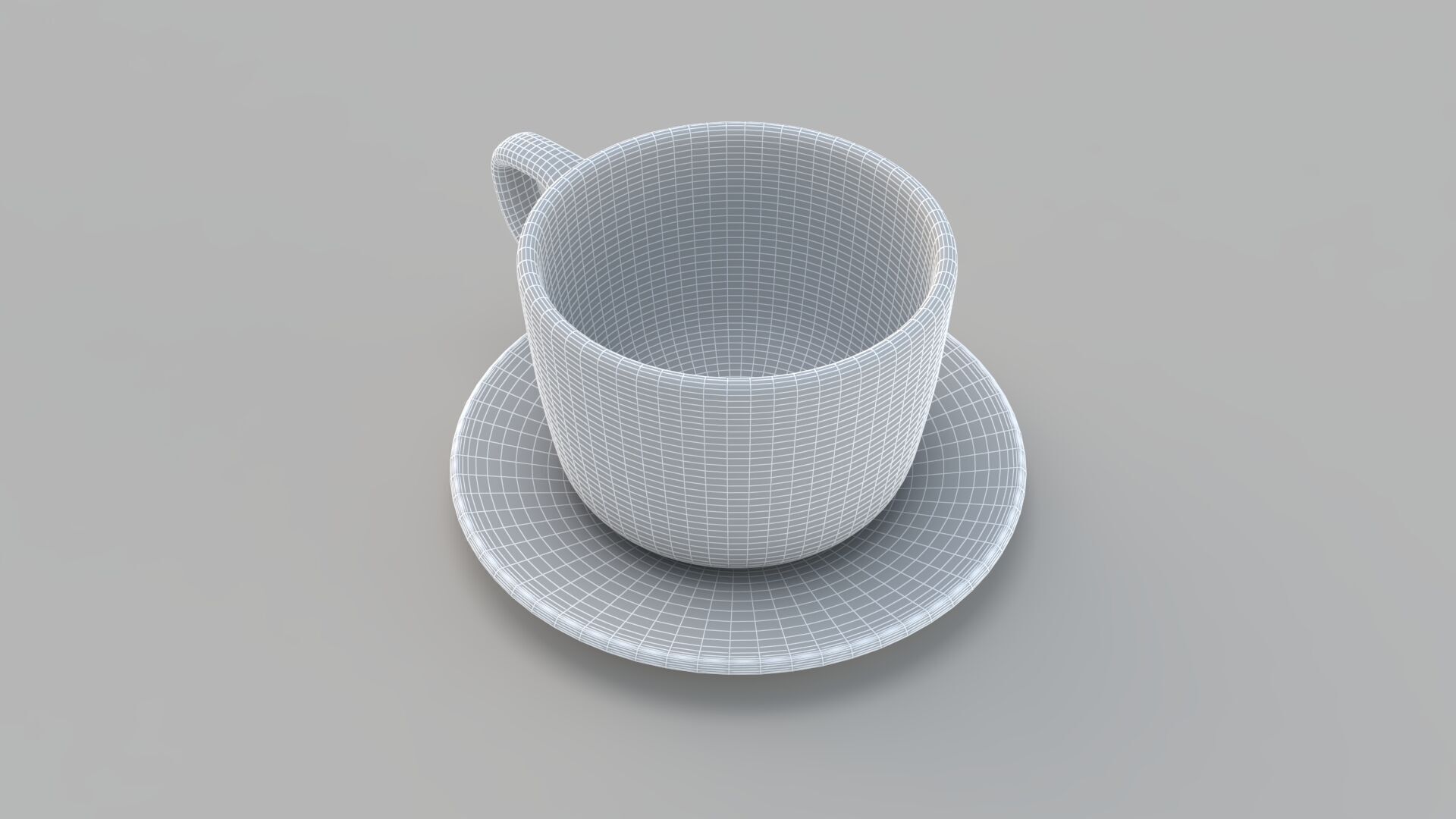  Cappuccino Cup With Coffee 03 3D model_6