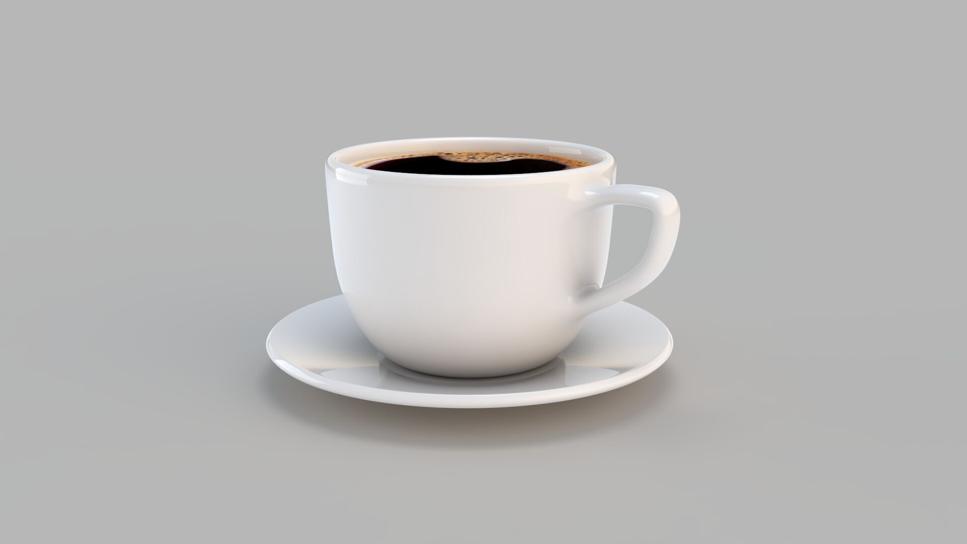  Cappuccino Cup With Coffee 03 3D model_2