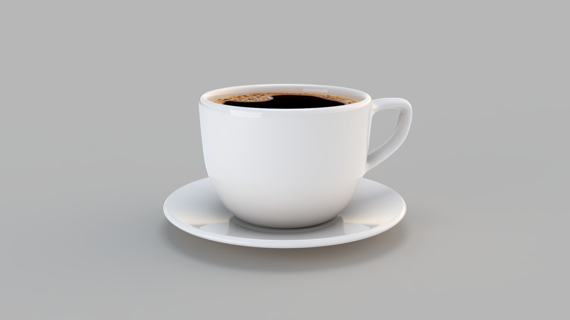  Cappuccino Cup With Coffee 03 3D model_1
