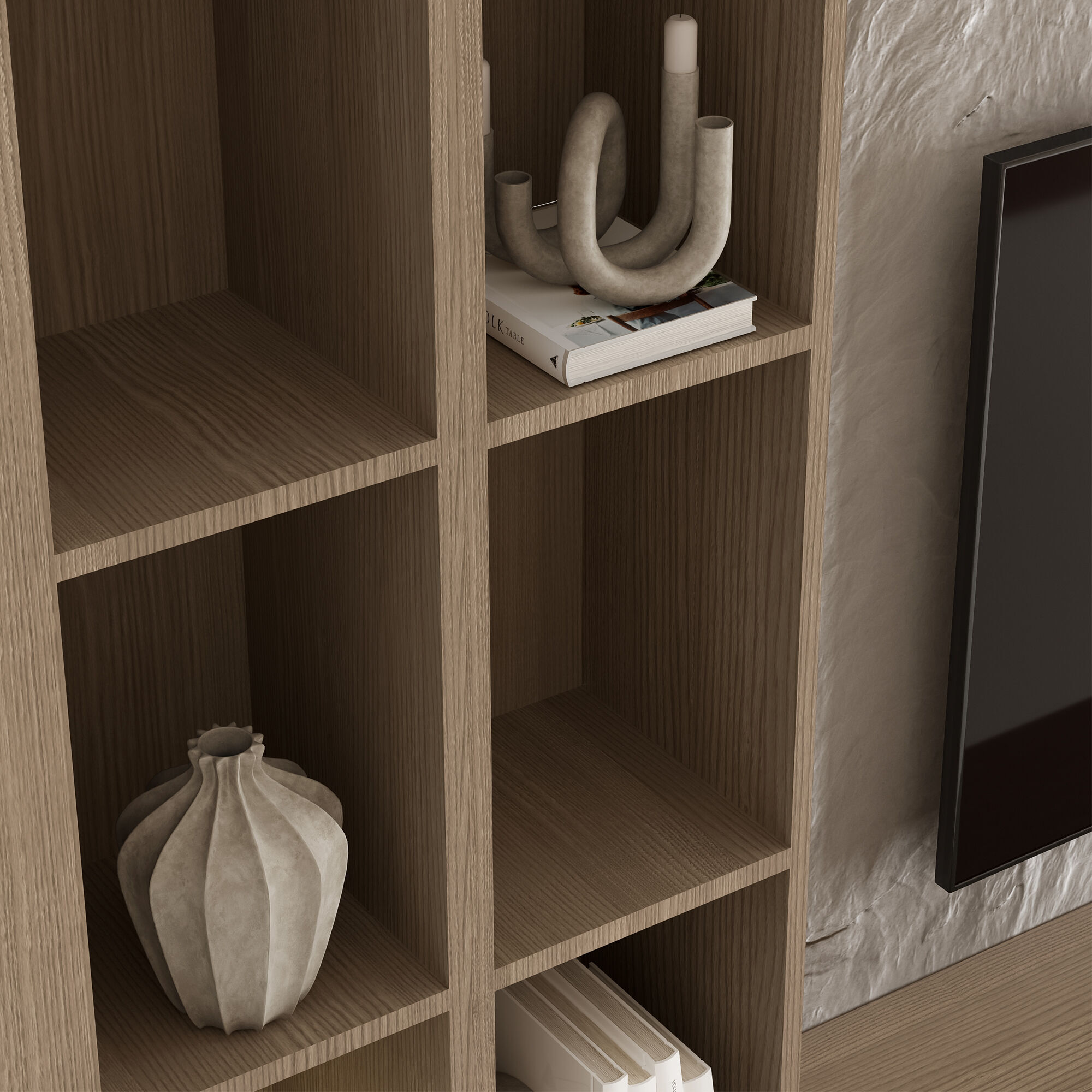 Bedroom Furniture Composition 19 3D model_5