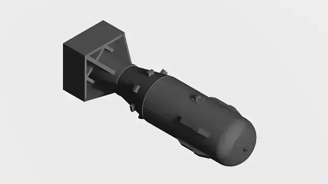 LITTLE BOY NUCLEAR BOMB 1-72 SCALE MODEL