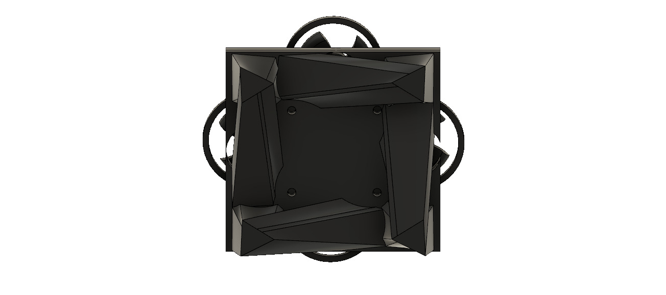 3 inch drone chassis 3D print model 3D print model_16